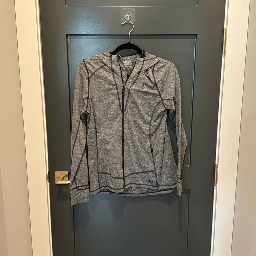 Outdoor Research Gray zip-up hoodie Size M Barely worn